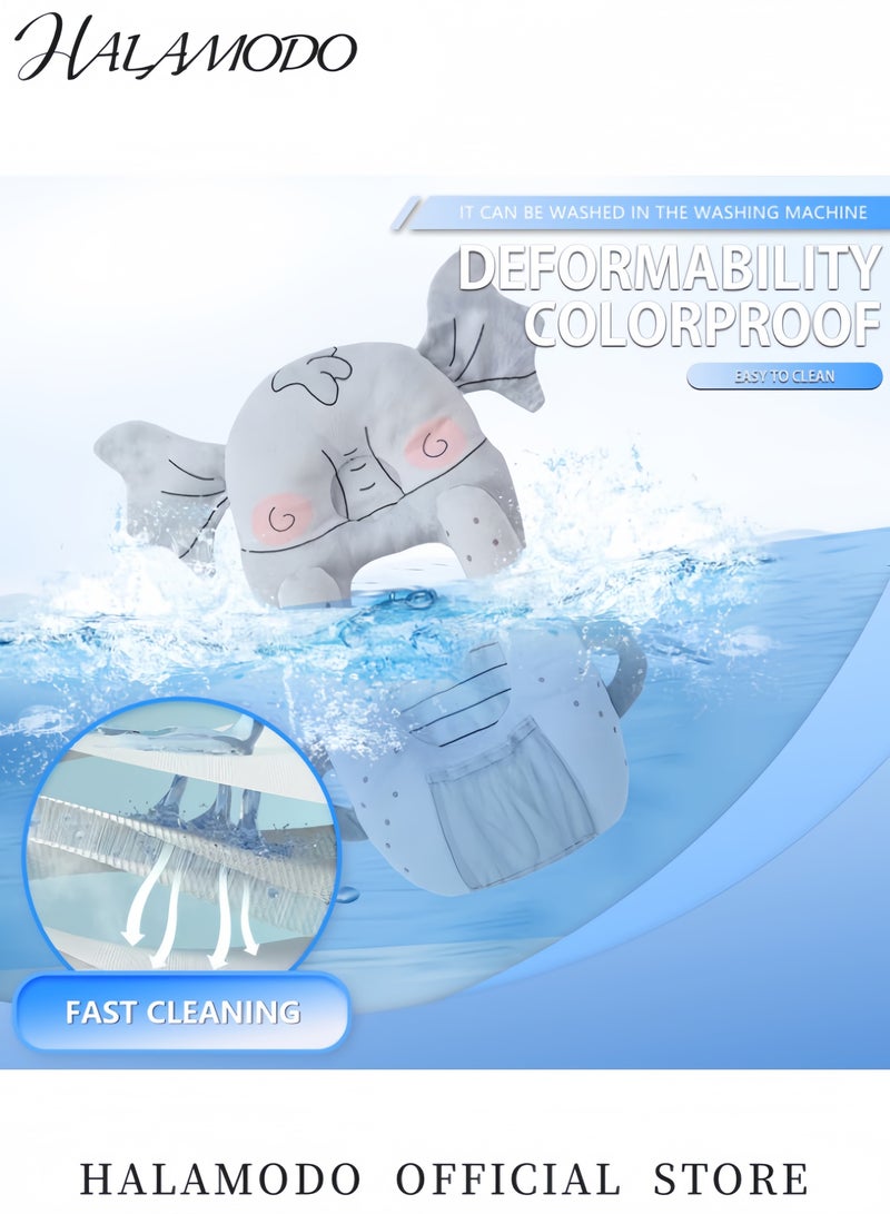 HALAMODO Adjustable Baby Bottle Holder Hands-Free Self Feeding Cushion and Support Pillow Portable Baby Feeding Pad for Infants Nursing Essentials for Newborns - Image 3