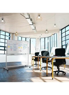 SHOWAY White Board 90 X 120 Cm With Wheel Stand  - Image 4