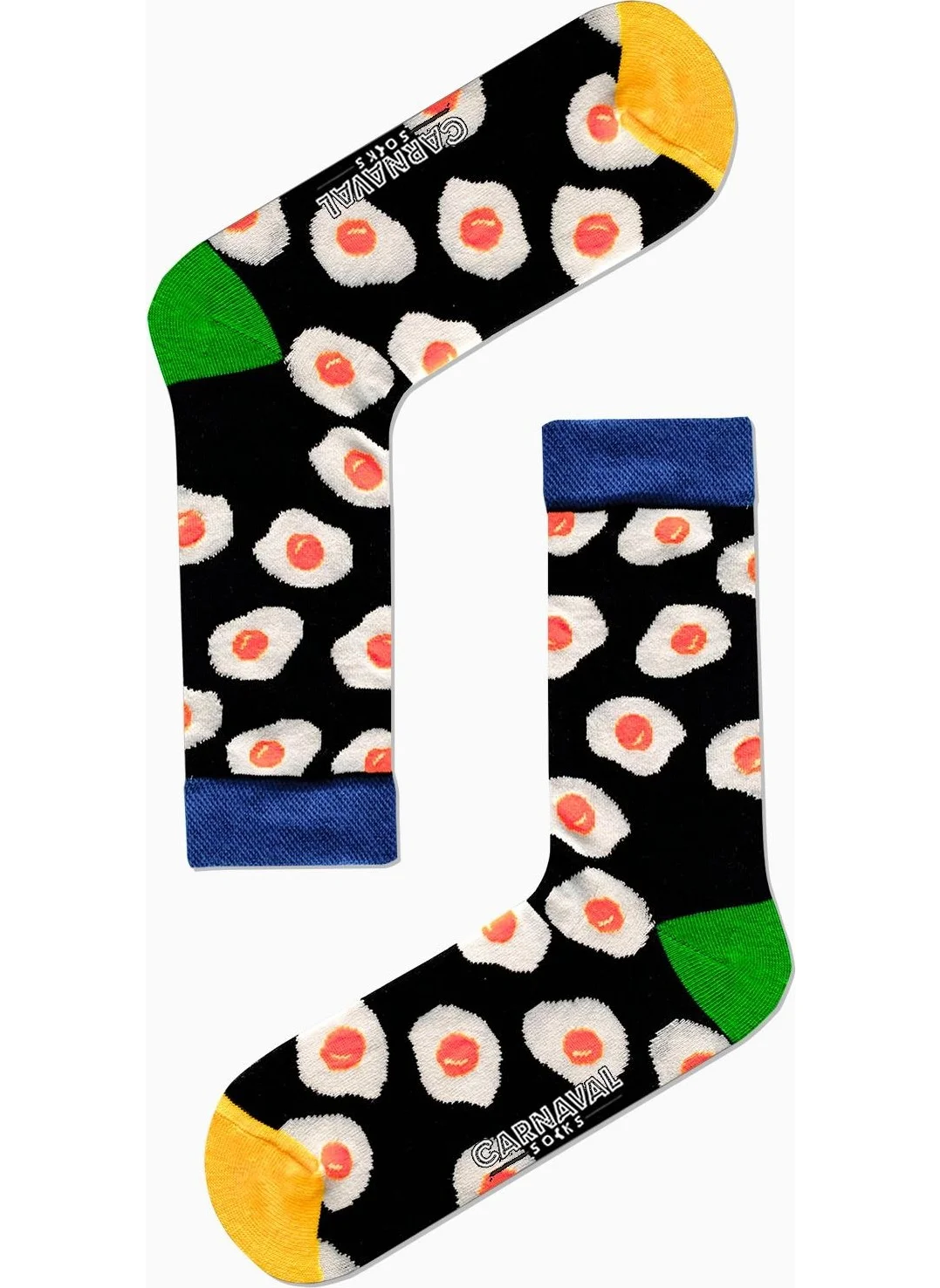 Carnaval Socks Egg Patterned Colorful Socks