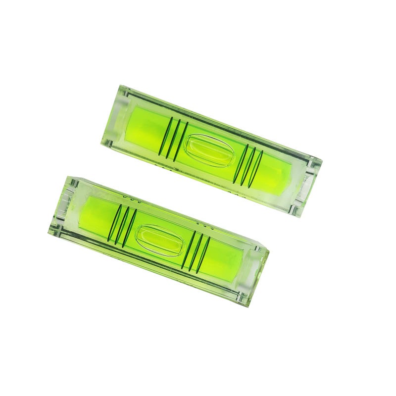 Magnetic Mini Small Bubble Level Tool Scope Square Pocket Long Stick On High Precision Horizontal 2pcs 2inch 52mmx20mmx15mm