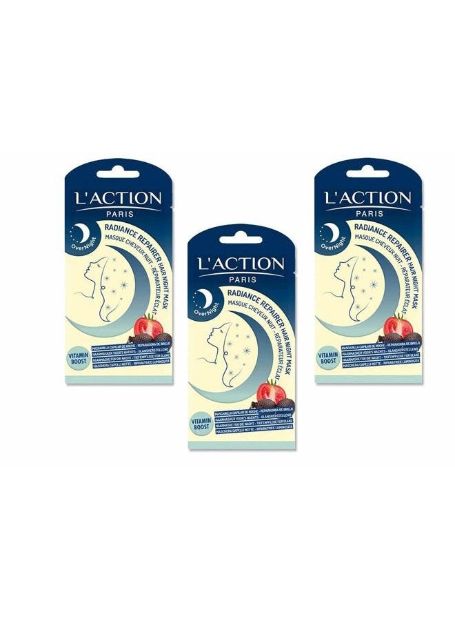 L'Action Paris Radiance Repairer Hair Night Mask - TRIO - Image 1