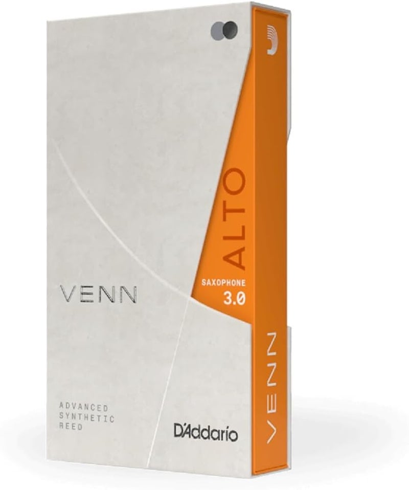 D'Addario VENN Alto Saxophone Reed, Strength 3.0 - Image 1
