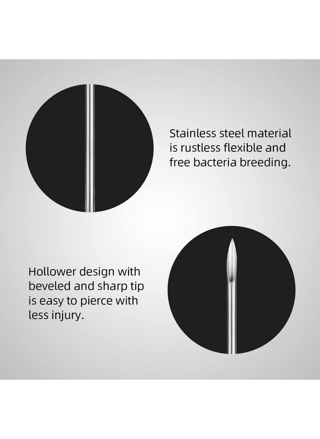 ATOMUS - Iercing Needles, Atomus 50Pcs Mixed Ear Nose Piercing Needles 12G 14G 16G 18G 20G Stainless Steel Navel Nipple Lip Body Piercing Needles - Image 1
