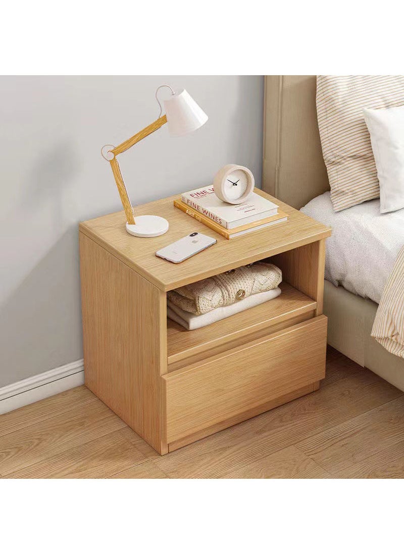 Sharpdo Sharpdo Bedside Table Simple Modern Bedroom Nightstands Wooden Minimalist Multi-function Light Luxury Style Bedside Storage Small Cabinet  - Image 2