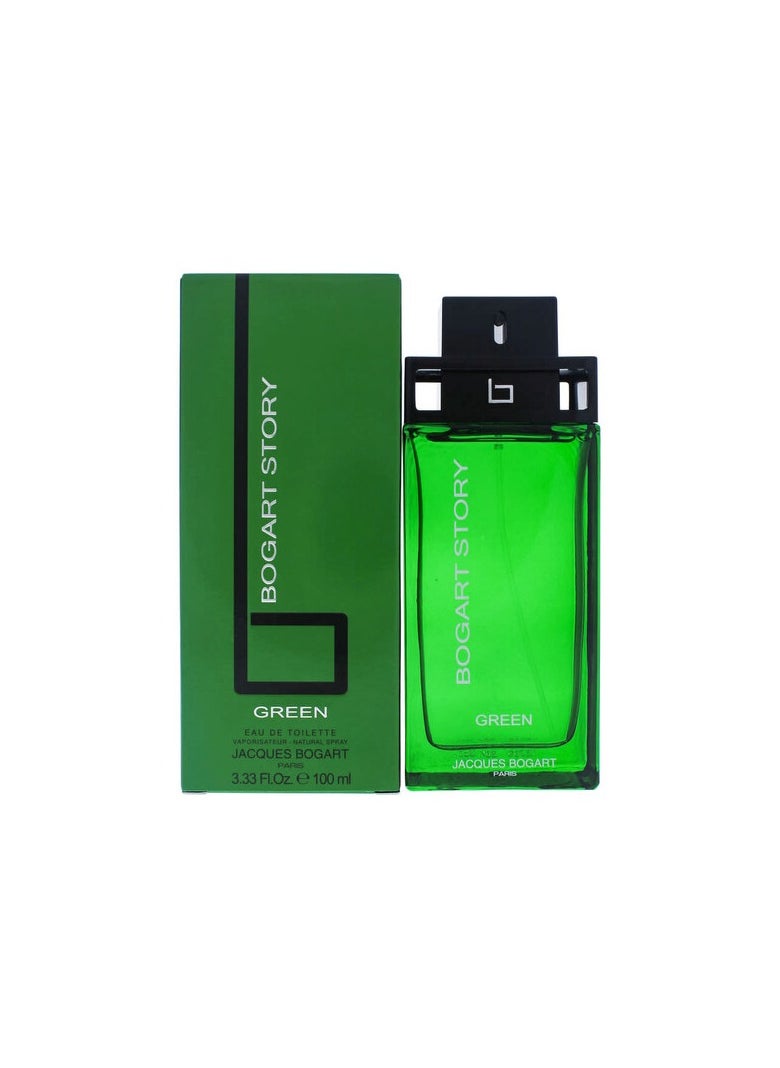 Jacques Bogart - Bogart Story Green Eau de Toilette for Men – 3.3 oz (100ml) - Image 1
