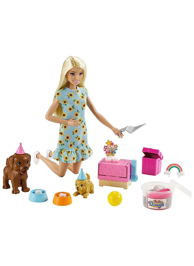 باربي Barbie Puppy Party Playset