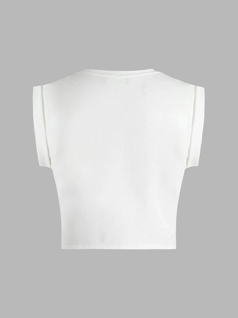 HICCUP Printed Crop T-Shirt - Image 2