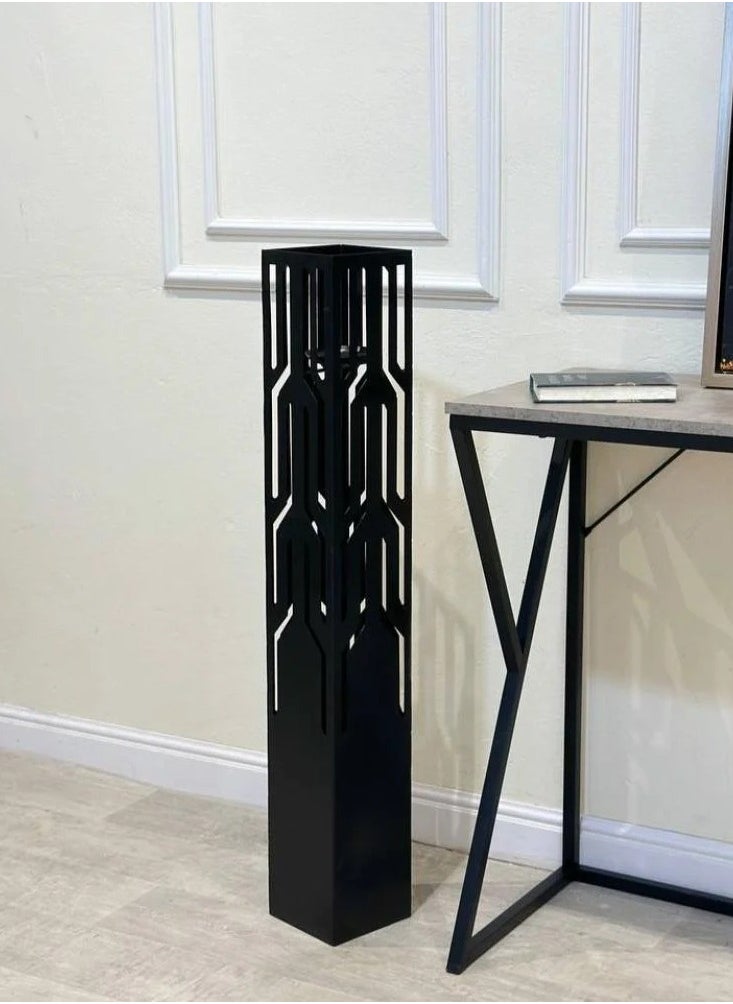 fan baytk - Incense burner with a distinctive design, black color, dimensions: 17 cm wide, 17 cm long, 80 cm high - Image 1