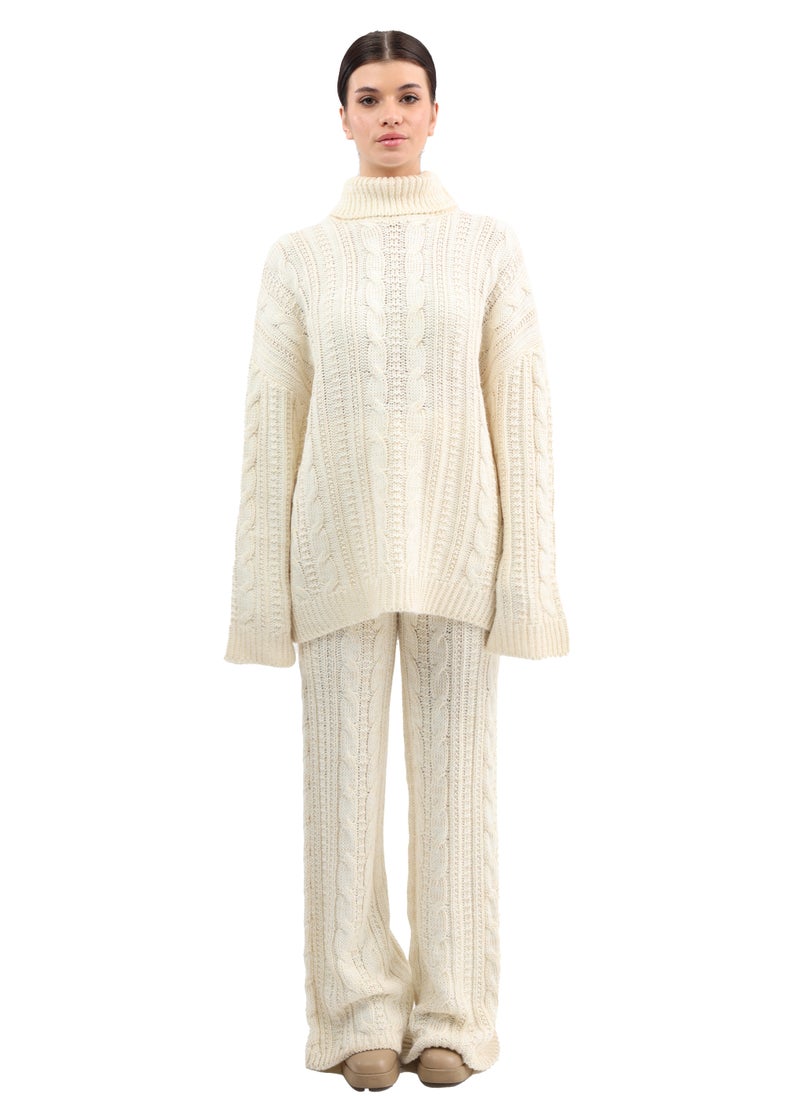 ASTK Cable flared tricot pants  - Image 1