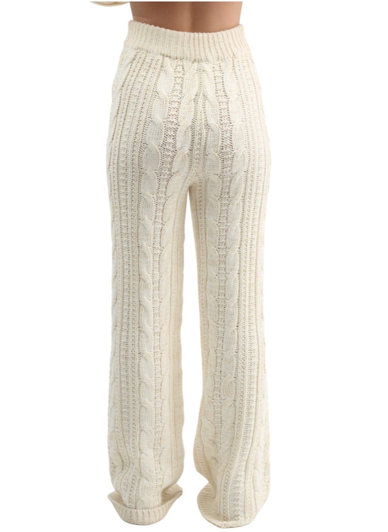ASTK Cable flared tricot pants  - Image 4