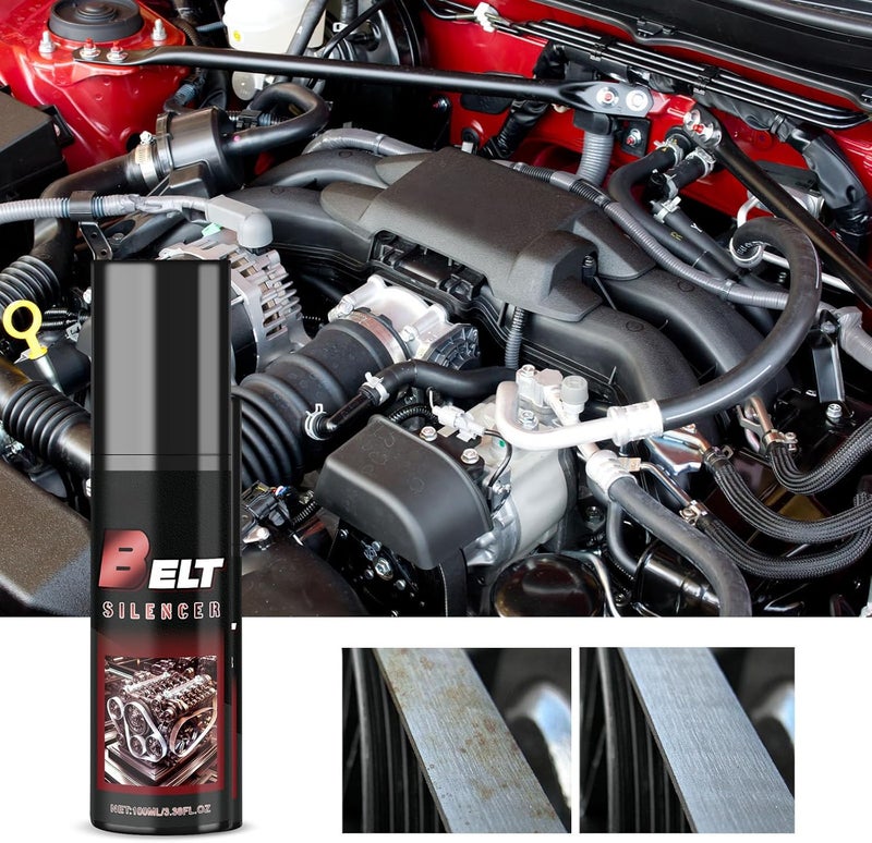 Belt Dressing Sprayer AEngine Silencers 100ml for Vehicles Eliminates Sounds Improves Lubrication Engine Silencers Sprayer - Image 1