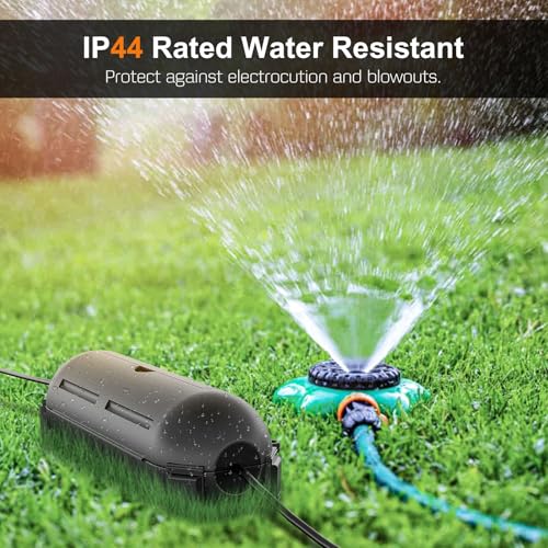 iwillink 4 Pack Outdoor Extension Cord Cover Waterproof - Weatherproof Electrical Connection Box for Outdoor Outlet, Plug, Socket, Christmas Holiday Decoration, Power Tool, Black - Image 3