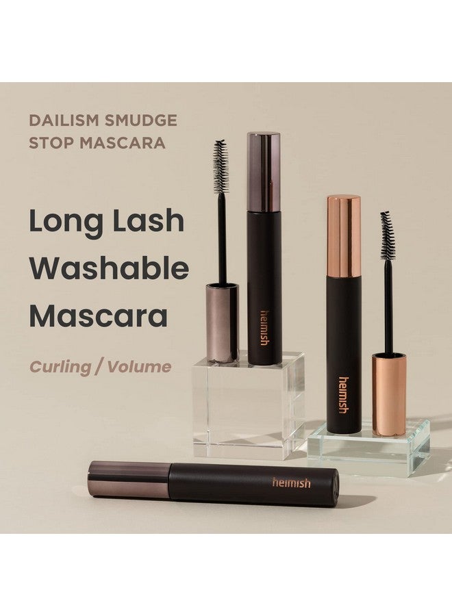 heimish Dailism Smudge Stop Mascara - 0.32oz/9g (Curling) | Non-Smudging, Curling Mascara | Washable, Non-Clumping, Waterproof Mascara for Eye Makeup | Kbeauty - Image 2