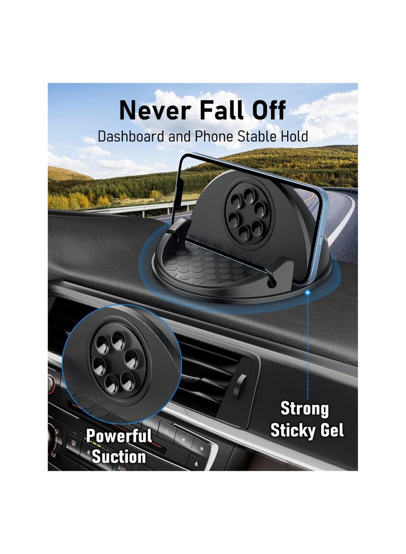 SYOSI 15w Wireless Car Charger, Dashboard Car Phone Holder Wireless Charger Non-Slip, Mobile Phone Fast Qi Wireless Charger Fit for Iphone 14 13 12 11 Pro Max Xr X Se, Samsung S23 S22 S21 Ultra(1 Pack) - Image 4