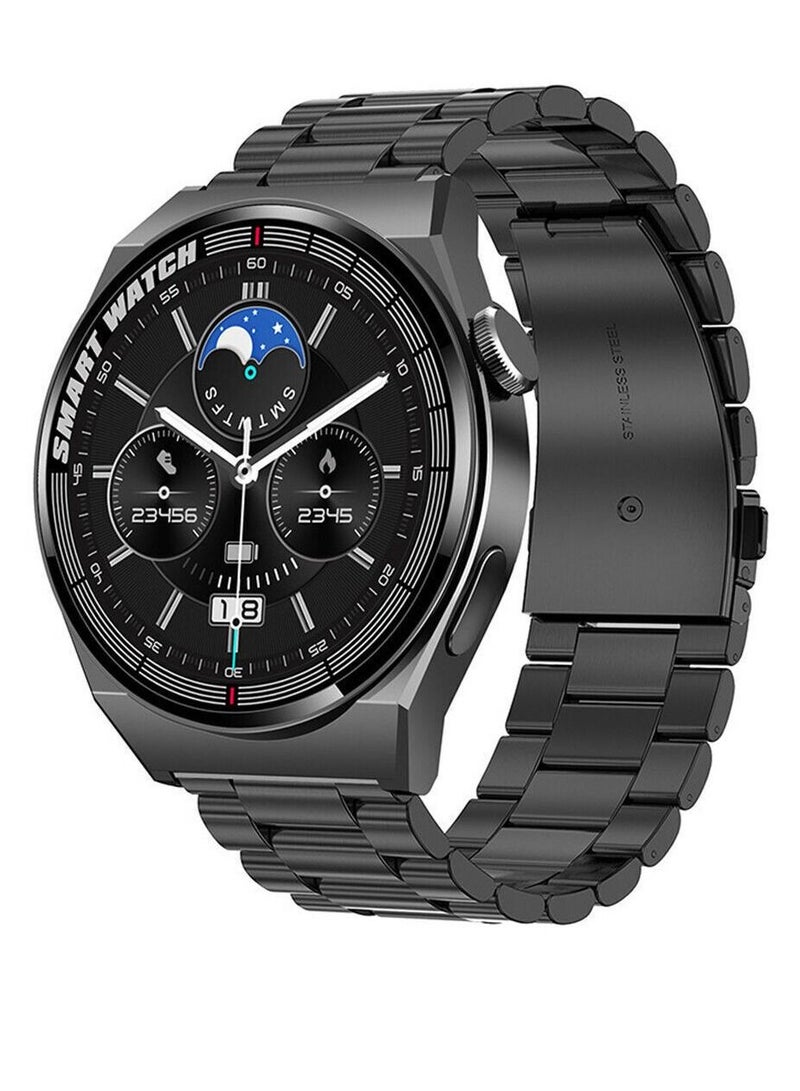 Zoom Plus Bluetooth Call Sports Fitness Tracker Heart Rate Monitor IP67 Waterproof Smartwatch For IOS Android Black - Image 1