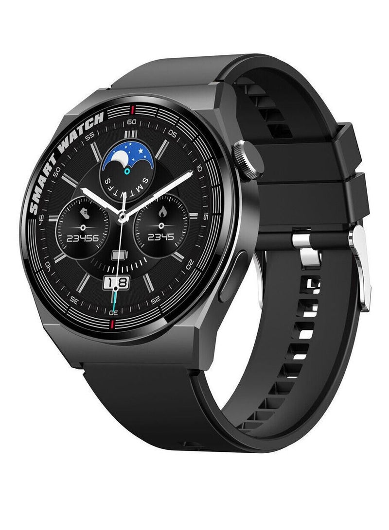 Zoom Plus Bluetooth Call Sports Fitness Tracker Heart Rate Monitor IP67 Waterproof Smartwatch For IOS Android Black - Image 2