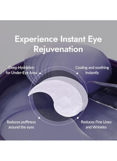 MIZON COLLAGEN EYE GEL PATCH x 60 Korean skincare Marine Collagen Reduces Puffiness and Dark Circles Anti Aging Treatment for Wrinkles Hydrates and Nourishes  - Image 2