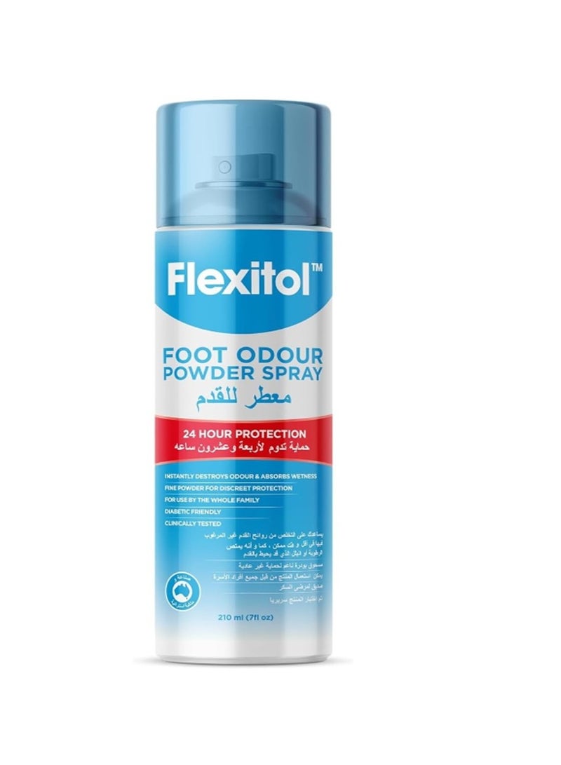 Flexitol Foot Odour Powder Spray 210 ml