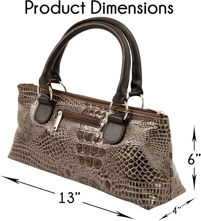Primeware Wine Clutch Bag (Thermal Insulated) Trendy Women’s Carry Tote | Holds Red & White 750mL Bottles | Trendy Fashion | Incl. Portable Waiter-Style Corkscrew - Image 2