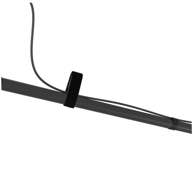 10 Pack Black Plastic Microphone Cable Clips For Mic Stand Cord Management Anti Tangle - Image 5