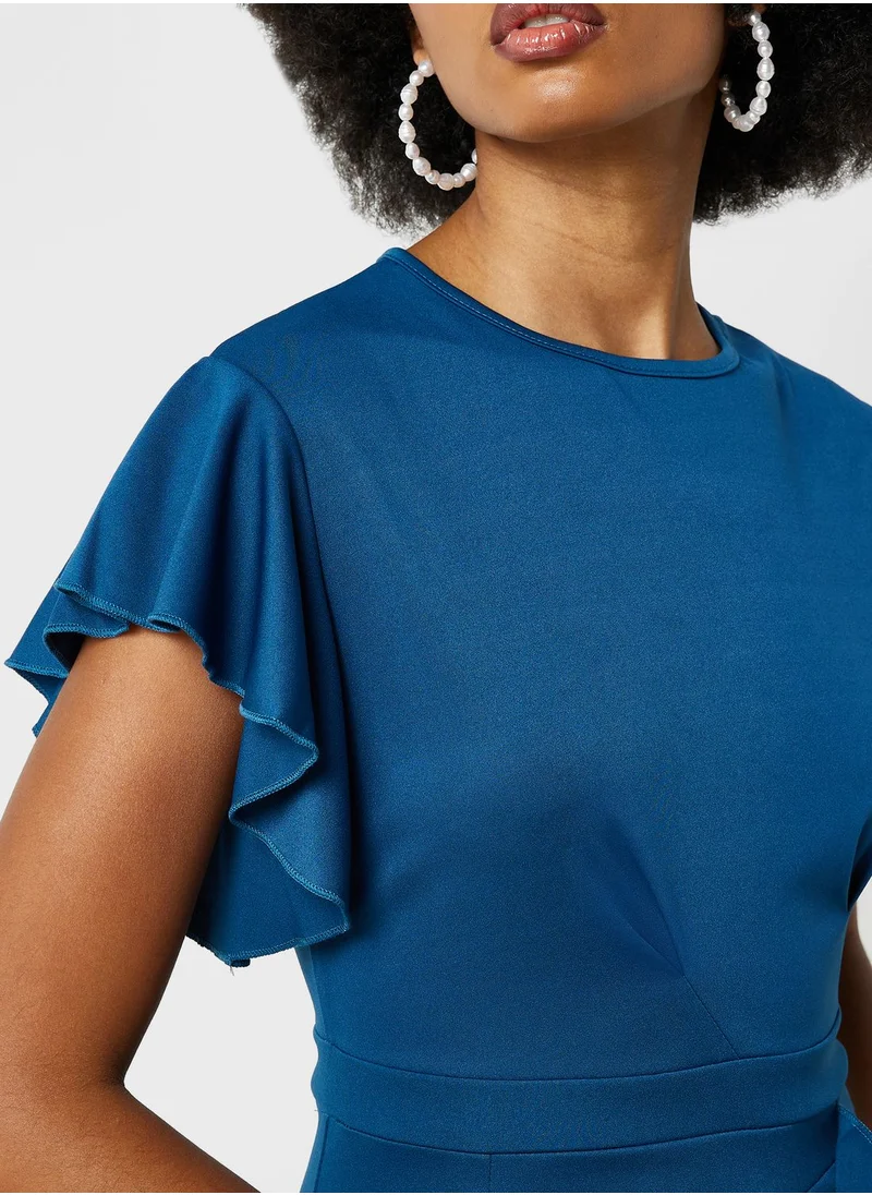 Ella Limited Edition Ruffle Slit Dress