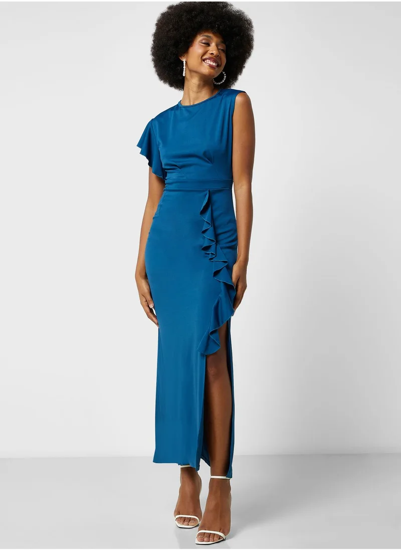 Ella Limited Edition Ruffle Slit Dress