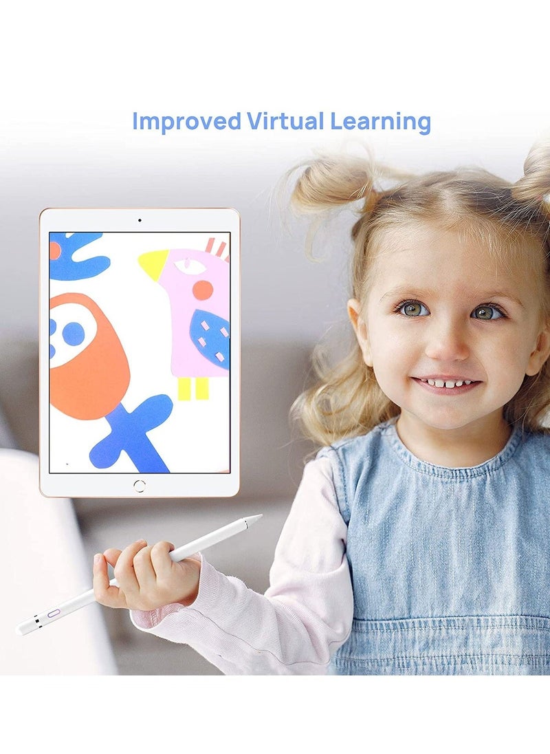 Stylus Pen Compatible with iPad, Pencil Styluses Compatible with iPad 2/3/4/5/6/7/8/9 Generation Pro 9.7/10.5/11/12.9 Air 1/2/3/4 Mini 1/2/3/4/5/6 Alternative Drawing Smart Stylist for Touch Screens - Image 3