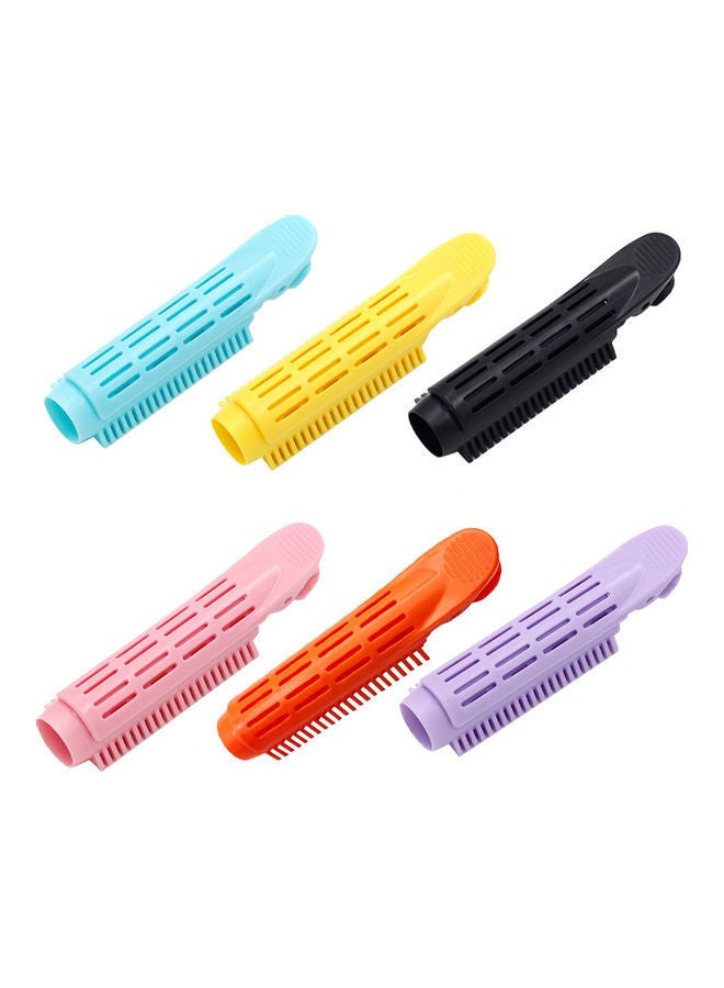 NIBEMINENT 6-Piece Self Grip Curling Clips Multicolour - Image 1