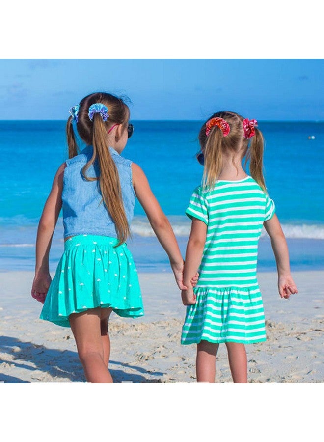 OCATO 24Pcs Hair Scrunchies For Girls Shiny Metallic Scrunchies Cute Elastic Hair Bands Scrunchy Hair Ties Ponytail Holder For Girls Women Hair Accessories With A Gift Bag For Gym Dance Party Club - Image 4