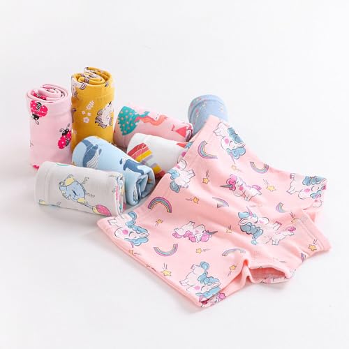 Closecret Soft Cotton Girls' Panties Boyshort Little Girls' Underwear Toddler Undies (Multicolor) 6-7 yr,S1 - Image 5