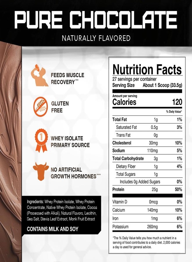 RIVAL NUTRITION رايفال واي بنكهة طبيعية - شوكولاتة نقية 2 رطل - Image 4