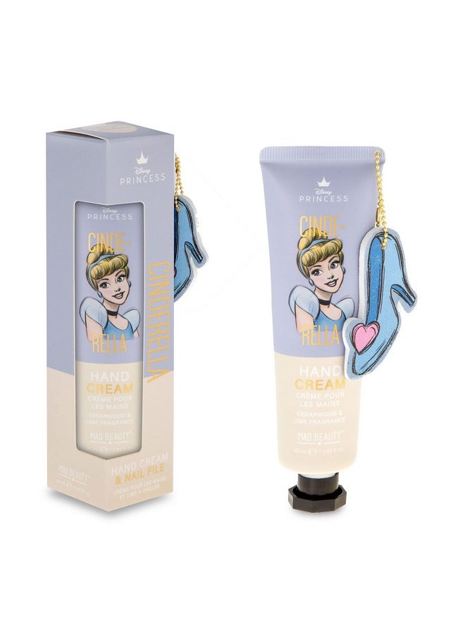 Mad Beauty MAD Beauty Disney Pure Princess Cinderella Hand Cream & Nail File Duo Set, Cedarwood & Lime Fragranced, Enriched with Shea Butter, Relax, Unwind, Self-Care Routine  - Image 1