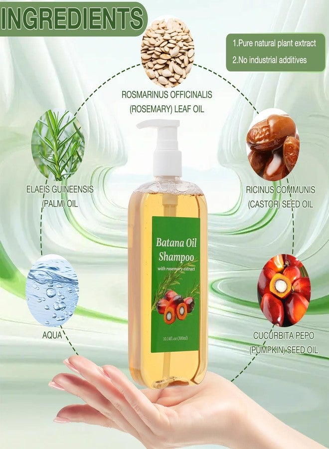 Lucift 2PCS Shampoo De Batana, Rosemary Oil Shampoo De Batana Para La Caida Del Cabello, Nourishing & Regenerating Hair-Soft and Fluffy for Men & Women (1pcs) - Image 3