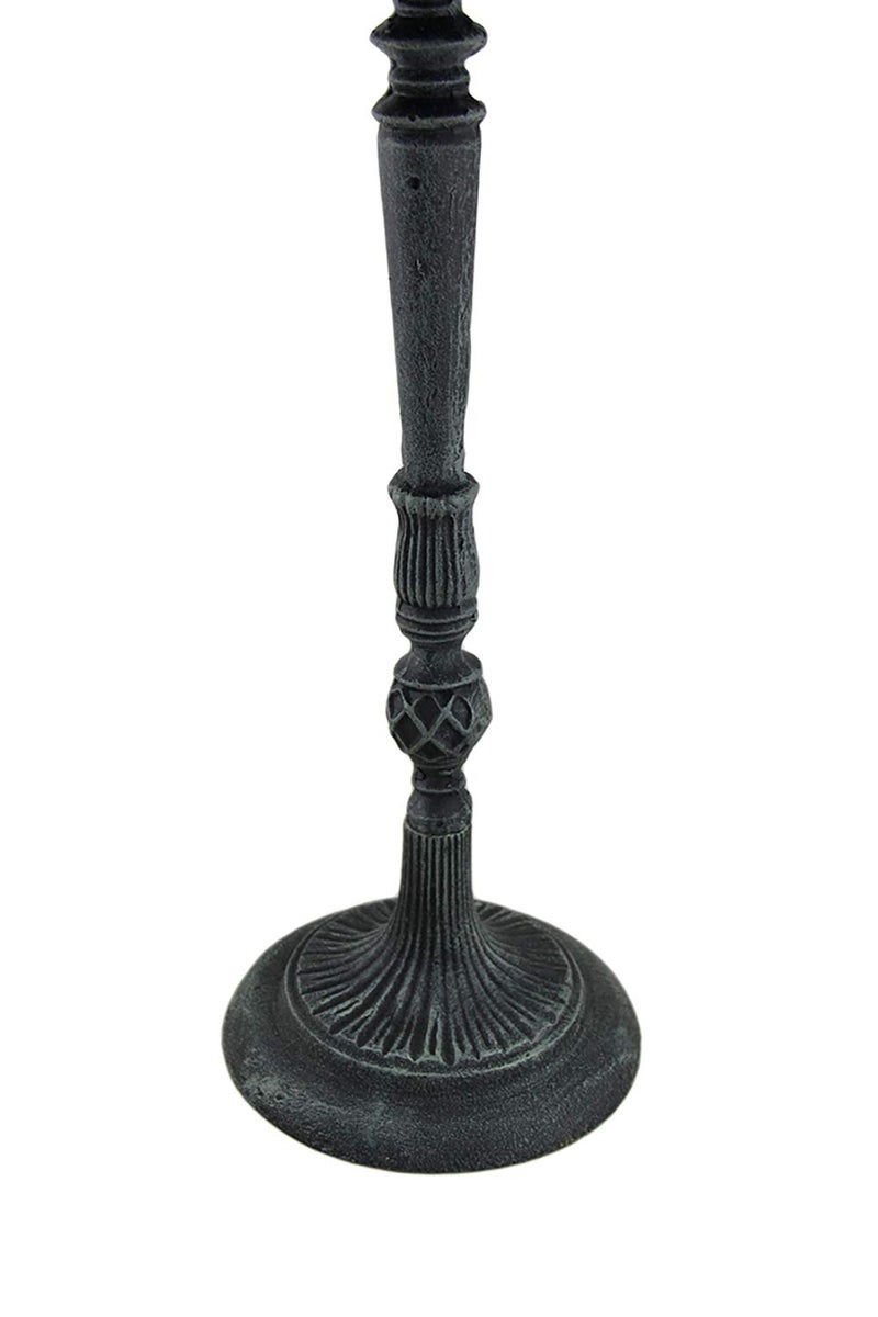 UD Verdigris Finished Cast Iron Dragonfly Sundial with Pedestal - Image 3
