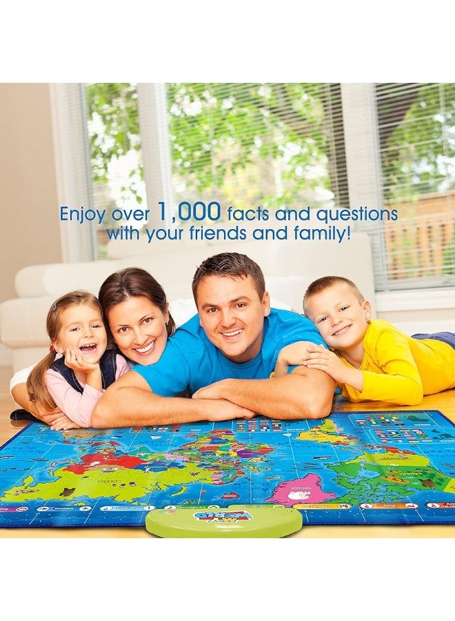 BEST LEARNING i-Poster My World Interactive Map - Educational Talking Toy for Children of Ages 5 to 12 Years Old - Geography Learning Game as a Birthday Gift for Kids Ages 8-12 - Image 2