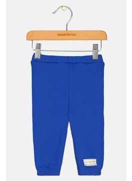 The Giving Movement Toddler Boy Drawstring Plain Jogger Pants, Blue  - Image 1
