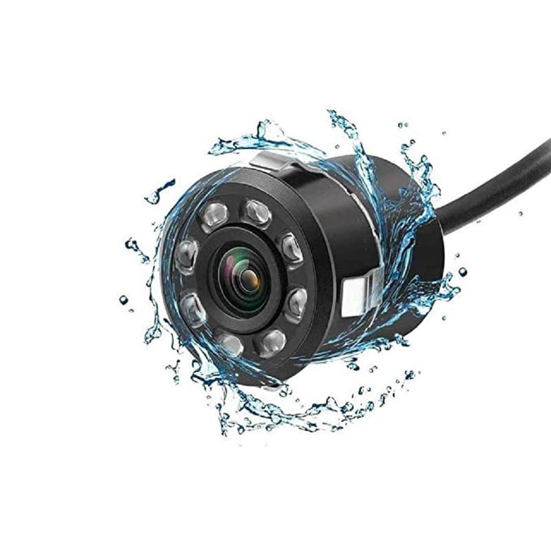 Vocado 8 Led Car Rear View Reverse Backup Parking Camera for All Cars (Metal Body) 8 LED HD Waterproof -Pack Of 1 - Image 2