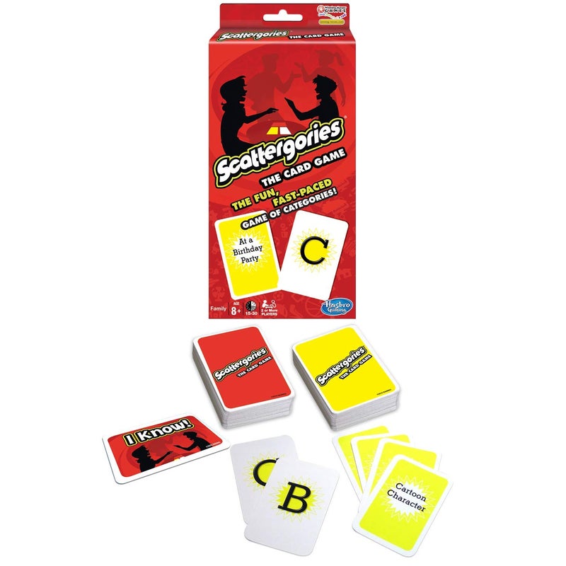 Tickles Scattergories The Card Game Your Favorite Categories Game Meets Slap Jack for at Home, On a Road Trip, or Vacation 2 or More Players Ages 8 and Up - Image 1