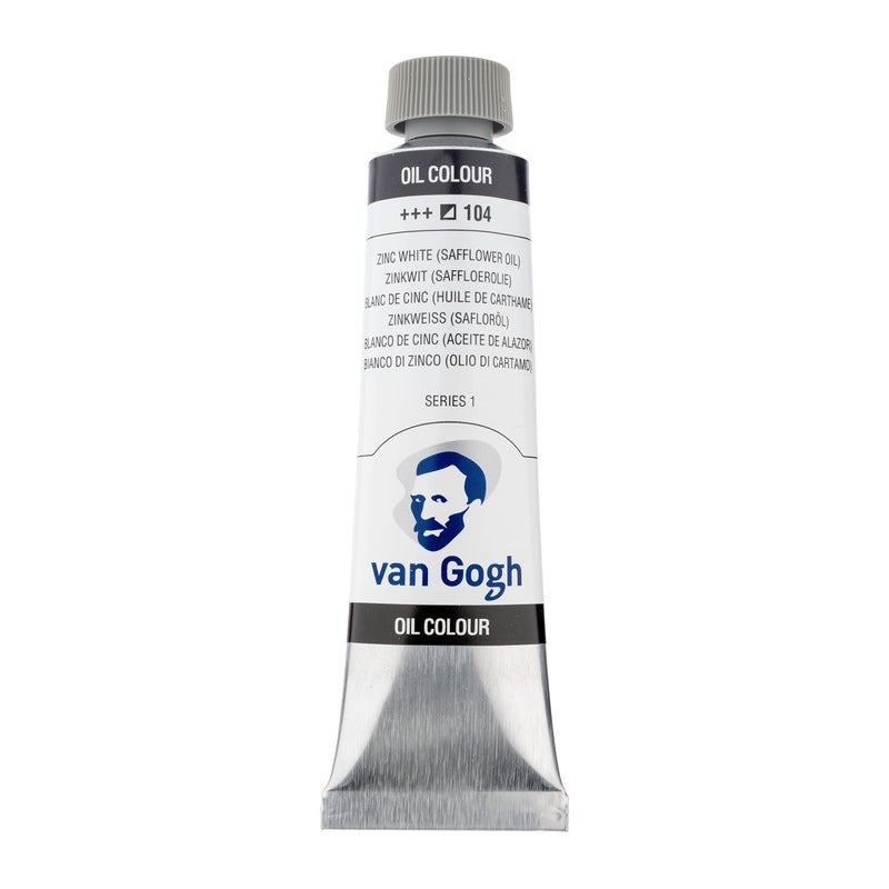 Van Gogh Oil Color Paint, 40ml Tube, Zinc White 104 - Image 5