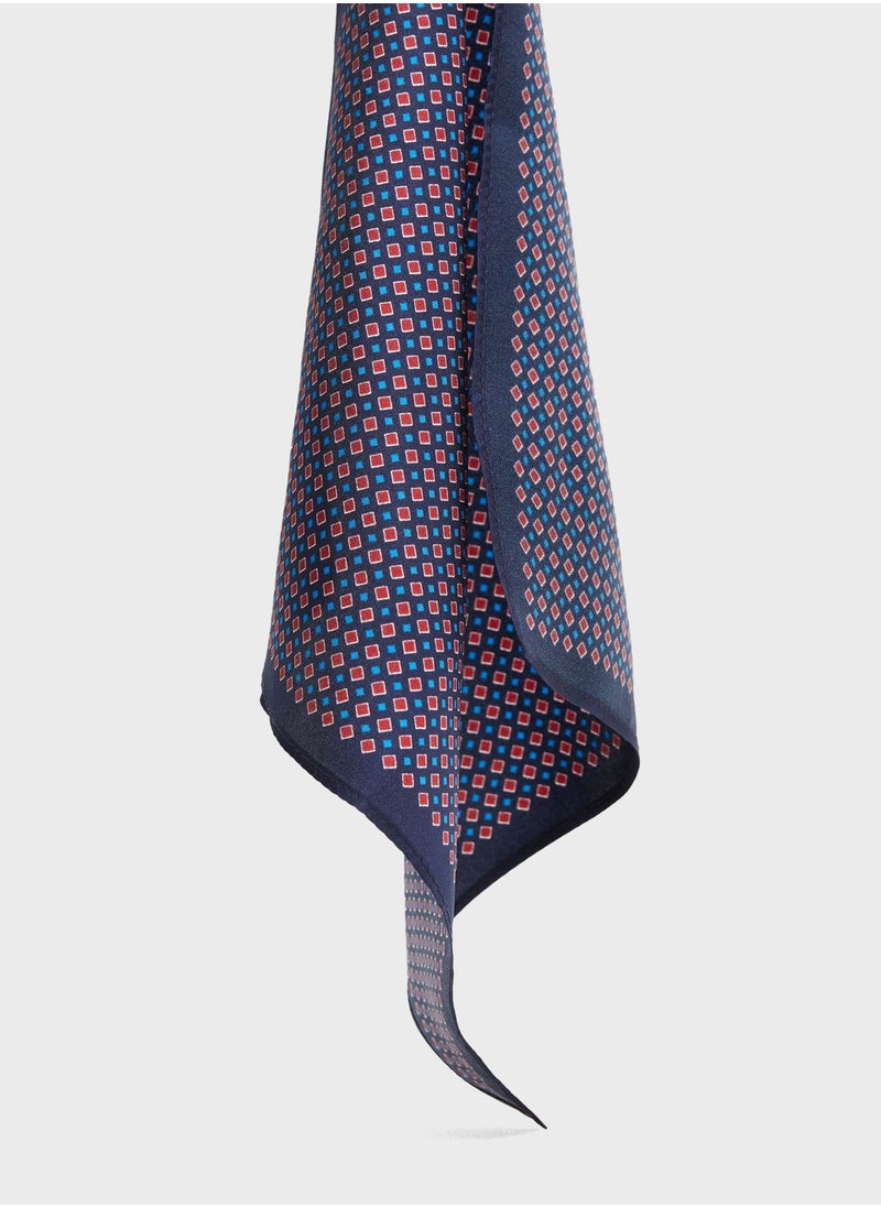 Mango Man - Geo Print Handkerchief - Image 1