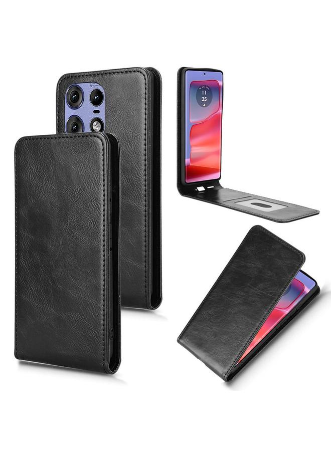 S-TOP Case For Motorola Edge 50 Pro 5G Magnetic Vertical Flip Leather Phone Case - Image 1