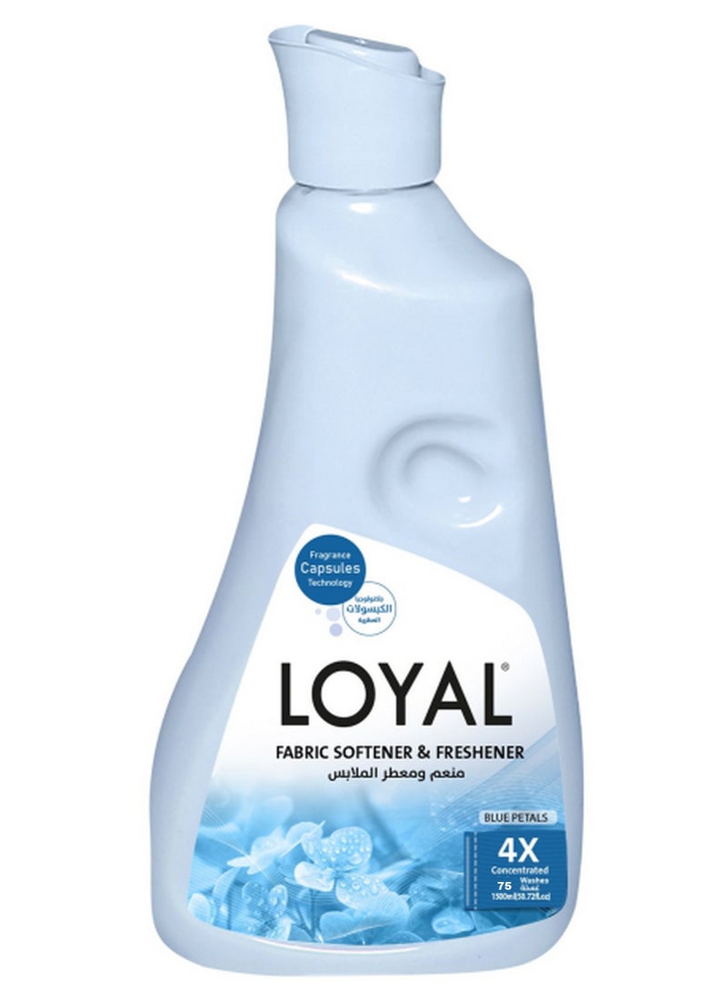 loyal Fabric Softener Freshener Blue Petals 1.5 L - Image 1