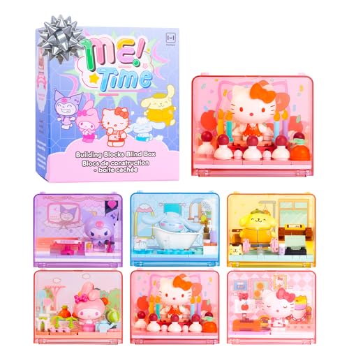 Hamee Sanrio Hello Kitty and Friends Me Time Cute Building Blocks Blind Box 1 Pc Mystery Set Birthday Gift Party Favor Gift Basket Filler Stress Relief Collectible Toy Relaxation - Image 1