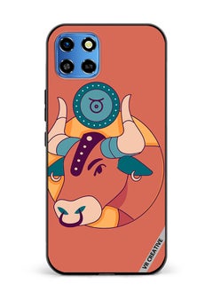 Protective Case Cover For Infinix Smart 6 HD Ox Zodiac Signs Design Multicolour