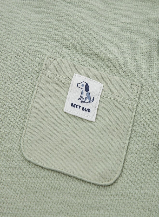 HUGGIES One Pocket T-Shirt and Pants 2-Piece Outfit Set - Image 3