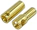 LINSYRC 20 Pairs GoldPlated 5MM 50MM Banana Plug Bullet Male and Female Connector Adapter for RC Lipo Battery ESC Motors 50MM - Image 3