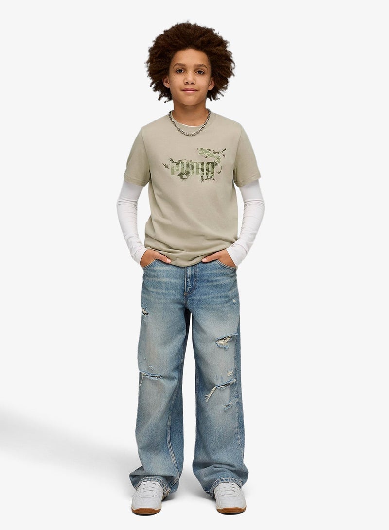 PUMA Youth Essential Camo T-Shirt - Image 3