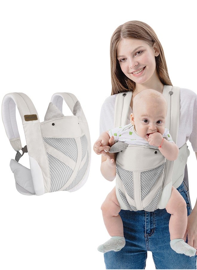 Necomi Baby Carrier Sling with Windproof Hood, Portable Baby Carrier Ergonomically Designed, Breathable Mesh, Suitable for Toddler Girls and Boys  - Image 1