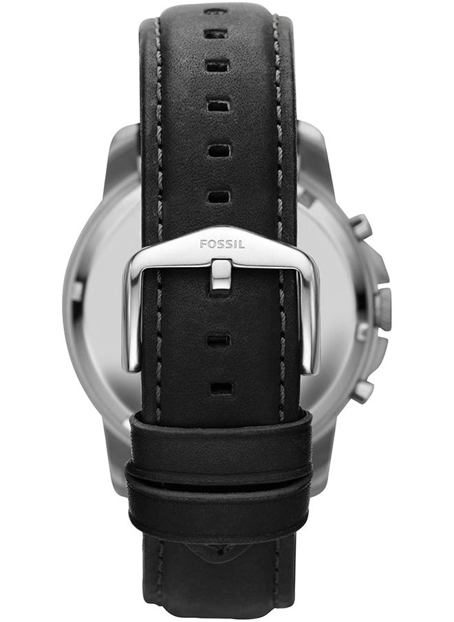 FOSSIL Fossil Men's imported waterproof leather Quartz Watch -FS4812- Black bracelet  - Image 2