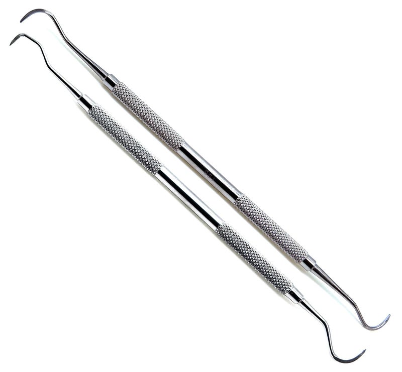 Premium Instruments Dental Sickle Scaler H6/h7, Jacquette Scaler u15/30 Anterior Tarter Remover Periodontal Instruments - Image 1